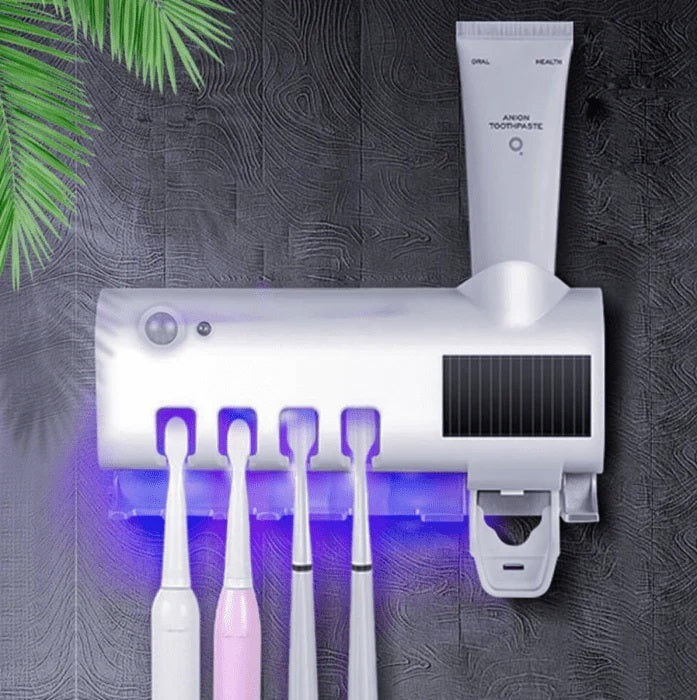 Soporte esterilizador para cepillos de dientes