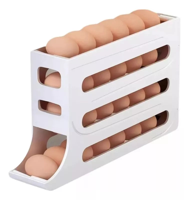 Dispensador de huevos apilable para 30 unidades