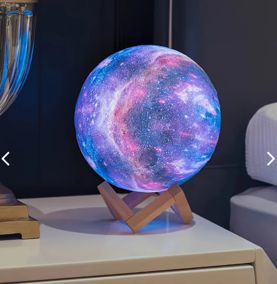 Lampara 3d galaxia 18cm