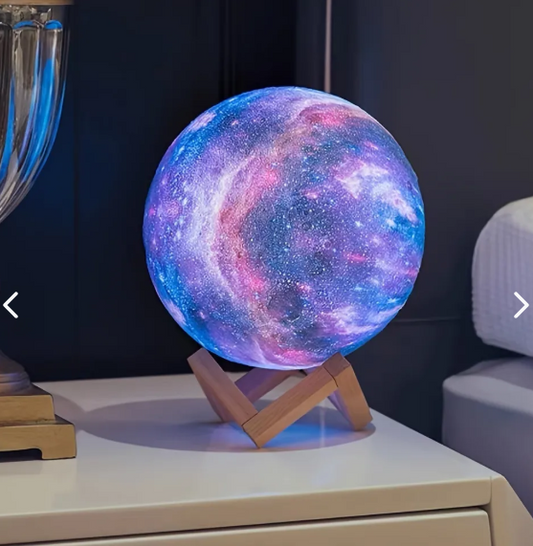 Lampara 3d galaxia 18cm
